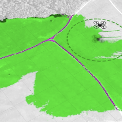 Teaming autonomous ground and aerial vehicles improves autonomous off-road military missions.